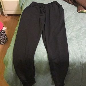 Black joggers